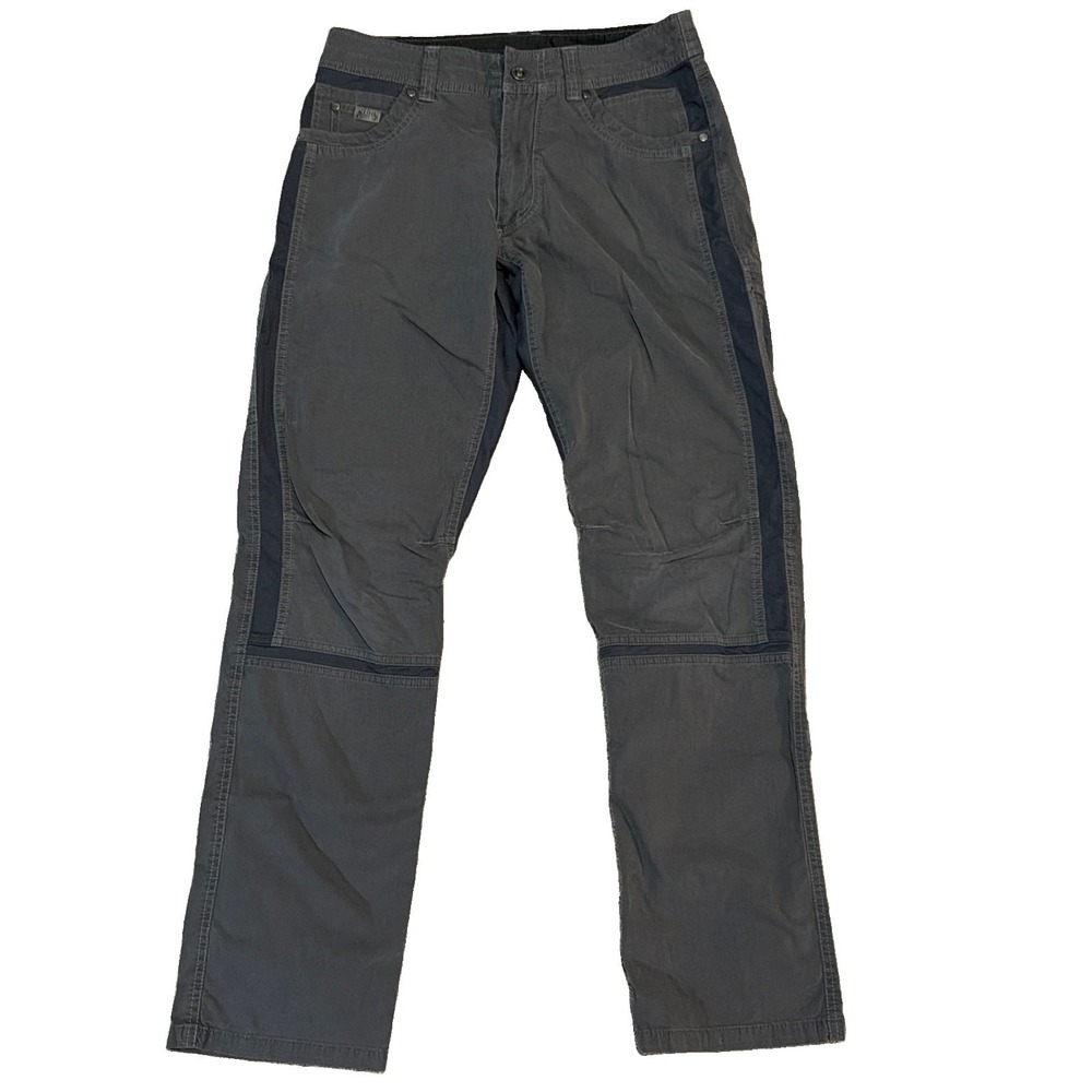 Kuhl Free Radikl Mens 30x32 Gray Hiking Outdoor Pants Stretch Hybrid 5109